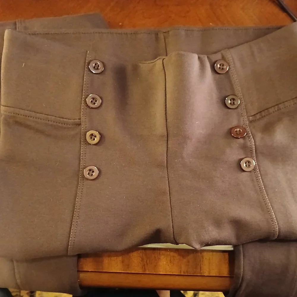 CISONO Brown Sailors Ponte Leggings